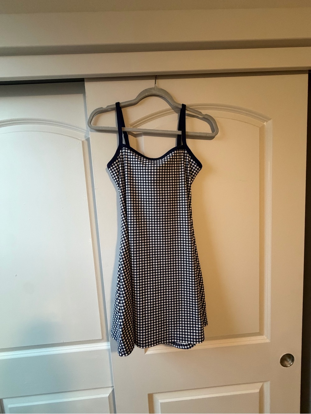 Navy & White  Spaghetti Strap Dress